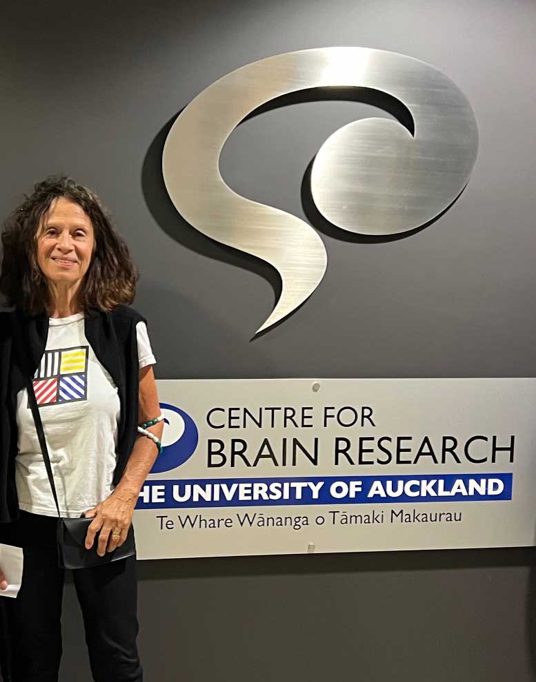 Reihana Robinson at the Centre for Brain Research, University of Auckland